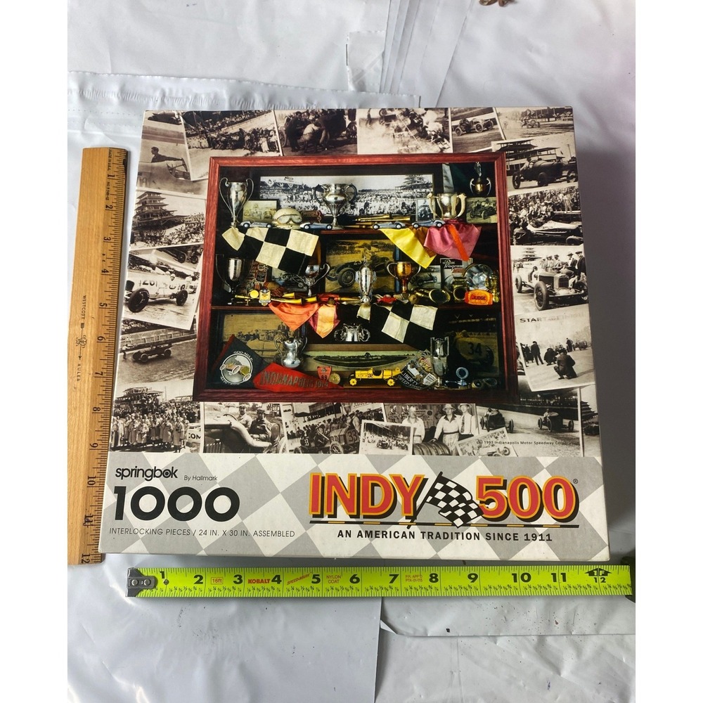 Springbok Indy 500 1000 Piece Jigsaw Puzzle Indianapolis Motor Speedway